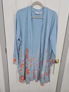 Belle by Kim Gravel Pastel Blue Tee with Logo Tag